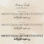 Amstrong Script Font Poster 12