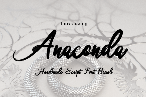 Anaconda Font Poster 1