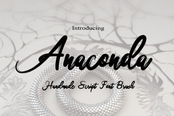 Anaconda Font Anaconda Font Poster 1