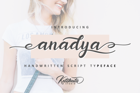 Anadya Font Poster 1