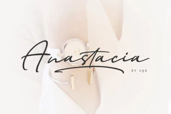 Anastacia Font Anastacia Font Poster 1
