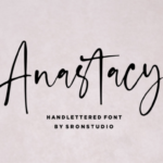 Anastacy Font Poster 1