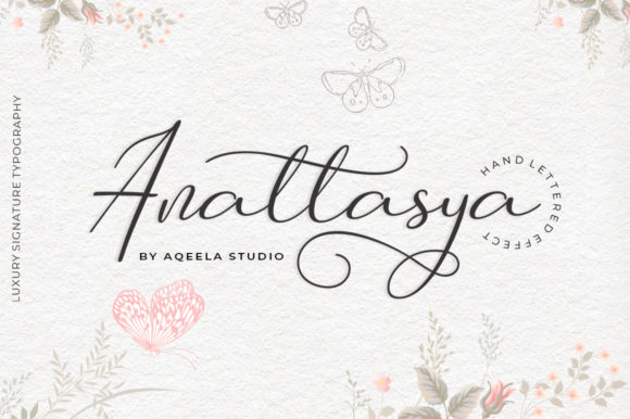 Anattasya Font Poster 1