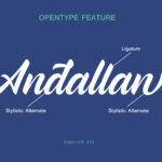 Andallan Font Poster 2