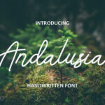 Andalusia Font Poster 1