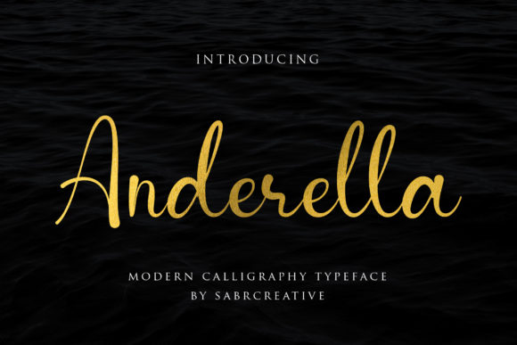 Anderella Font Poster 1