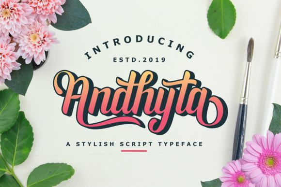 Andhyta Font Poster 1