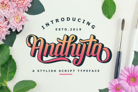 Andhyta Font Andhyta Font Poster 1