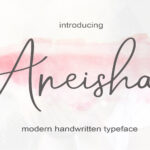 Aneisha Font Poster 1