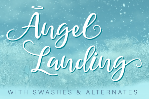 Angel Landing Font Poster 1