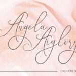 Angela Aiglory Font Poster 1
