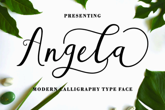 Angela Script Font