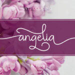 Angelia Font Poster 1