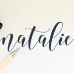 Angelica Font Poster 4