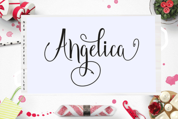 Angelica Font Poster 1