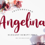 Angelina Font Poster 1