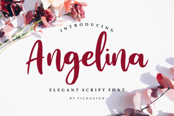 Angelina Font Poster 1