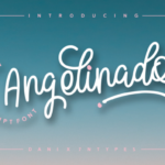 Angelinado Font Poster 1