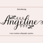Angeline Font Poster 1
