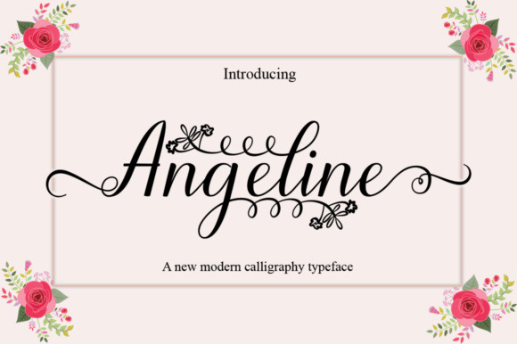 Angeline Font Poster 1