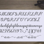 Angeline Font Poster 4