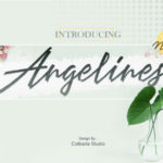 Angelines Script Font Poster 1