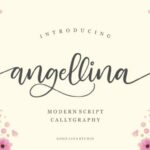 Angellina Font Poster 1