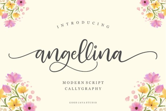 Angellina Font Poster 1