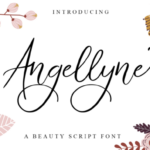 Angellyne Script Font Poster 1