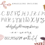Angellyne Script Font Poster 6
