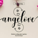 Angelove Font Poster 1