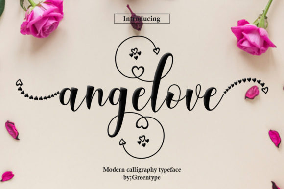 Angelove Font Poster 1