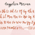 Anggelica Merona Font Poster 7