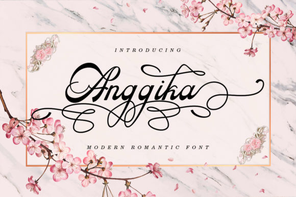 Anggika Font Poster 1