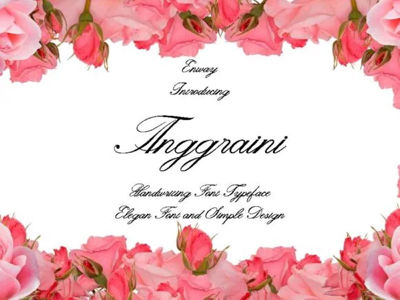 Anggraini Font Anggraini Font Poster 1