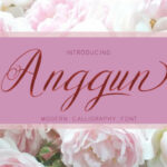 Anggun Script Font Poster 1