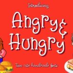 Angry & Hungry Font Poster 1