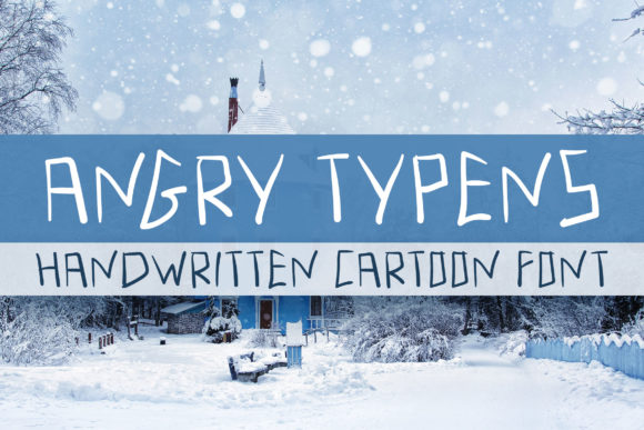 Angry Typens Font Poster 1