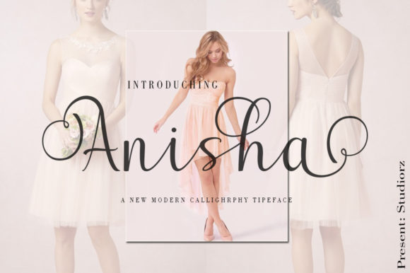 Anisha Font Poster 1