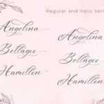 Aniyah Script Font Poster 8