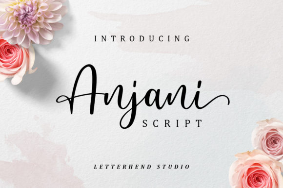 Anjani Script Font Poster 1