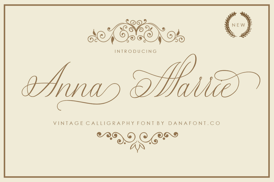 Anna Marrie Font Poster 1