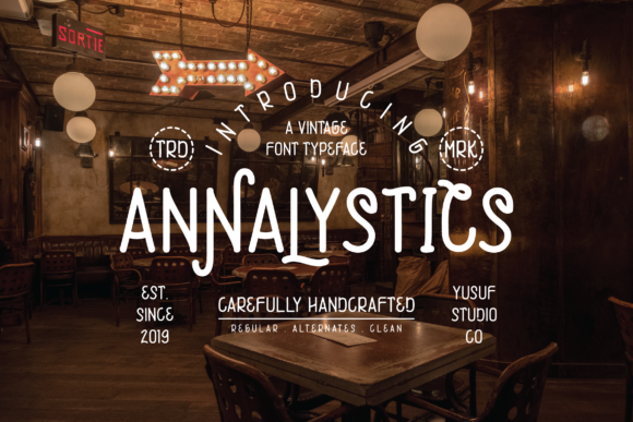 Annalystics Font