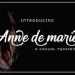 Anne De Marie Font Poster 1