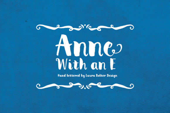 Anne with an E Font Poster 1