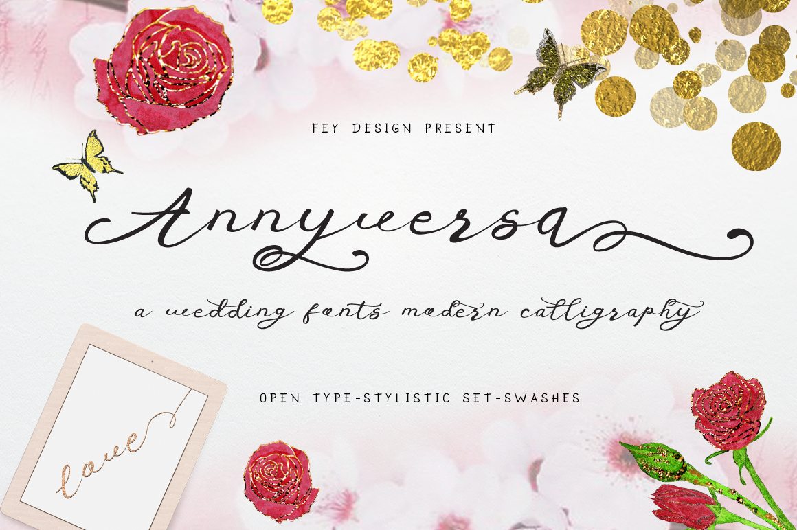 Anniversa Font Poster 1