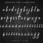 Anobeshi Font Poster 5