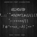 Anobeshi Font Poster 6