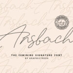 Ansbach Font Poster 1