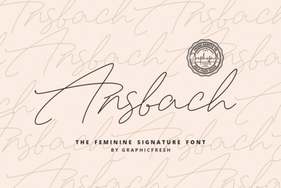 Ansbach Font Poster 1